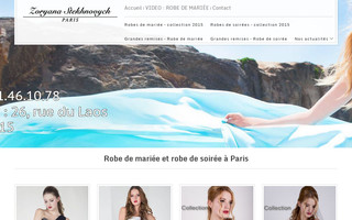 robeparis.fr website preview