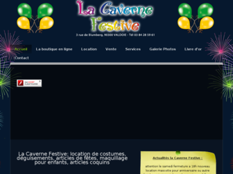 la-caverne-festive.fr website preview