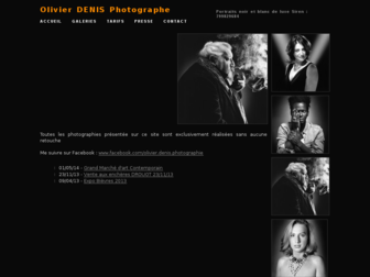 olivierdenis.book.fr website preview