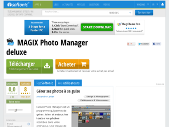 magix-photo-manager.softonic.fr website preview