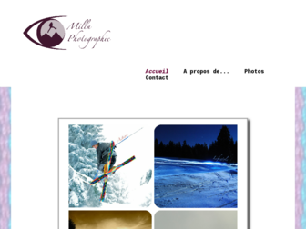 milla-photographie.com website preview