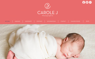 carolejphotographie.com website preview