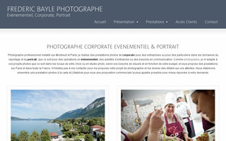 fredbayle-photographies.com website preview