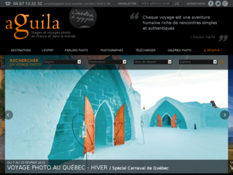 aguila-voyages.com website preview