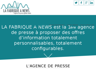 lafabriqueanews.com website preview