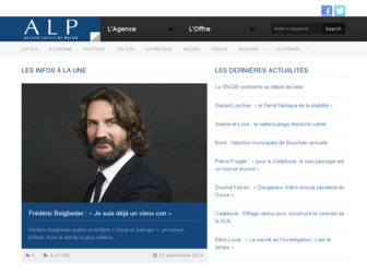 alp-presse.fr website preview