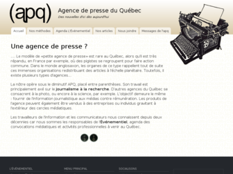 agencedepresse.info website preview