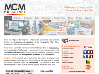 agence-mcm.com website preview