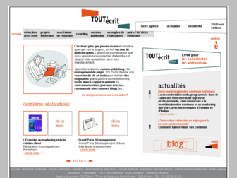 toutecrit.com website preview