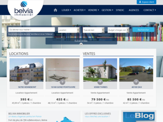 belvia-immobilier.com website preview