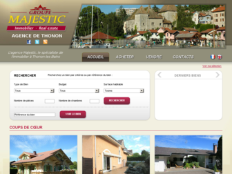 thonon.majestic-immobilier.fr website preview