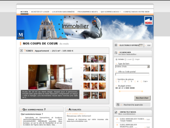 euro-immobilier.com website preview