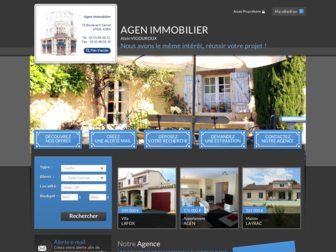 agen-immobilier.com website preview