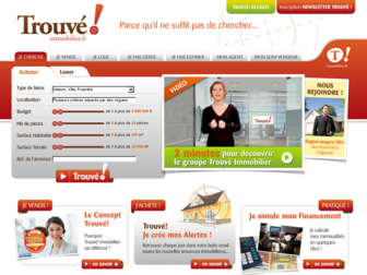 trouve-immobilier.fr website preview