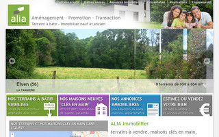 alia-immobilier.com website preview