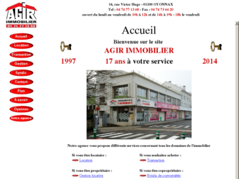agir-immobilier.fr website preview