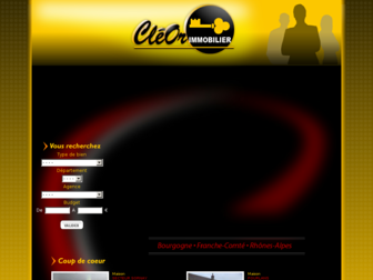 cleor-immobilier.fr website preview