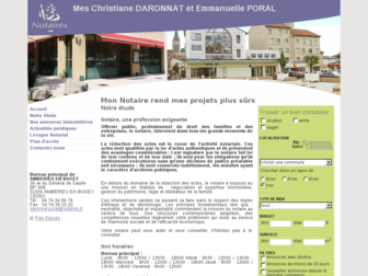 daronnat-poral-amberieu.notaires.fr website preview