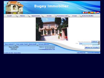bugeyimmo.com website preview