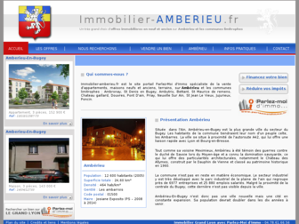immobilier-amberieu.fr website preview