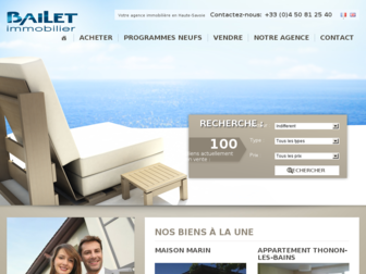 bailet-immobilier.com website preview