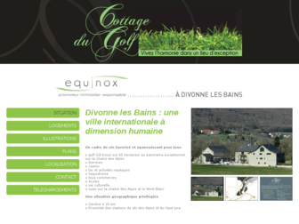 le-cottage-du-golf.equinox-immo.fr website preview