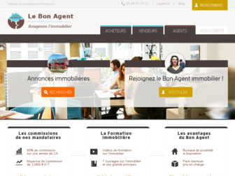 lebonagent.fr website preview