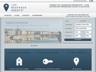 lesnouveauxagents.fr website preview