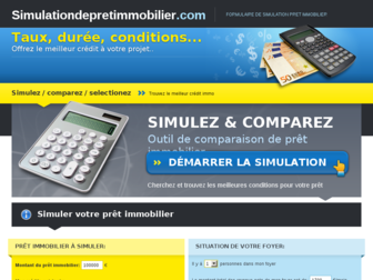 simulationdepretimmobilier.com website preview