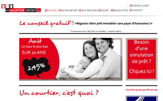 moncourtier-credit.com website preview