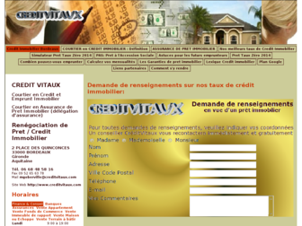 credit-immobilier-bordeaux.com website preview