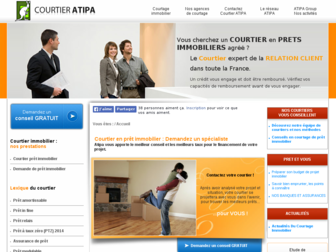 courtier-atipa.fr website preview