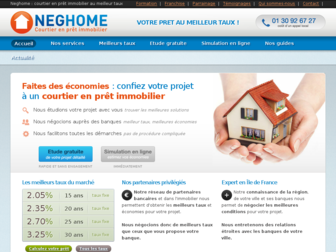 neghome.com website preview