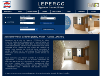 agence-lepercq.fr website preview