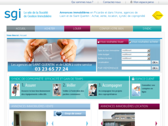 sgi-immo.fr website preview