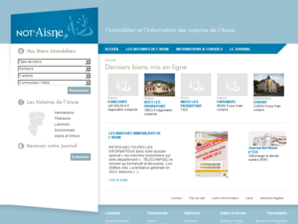 notaisne.fr website preview