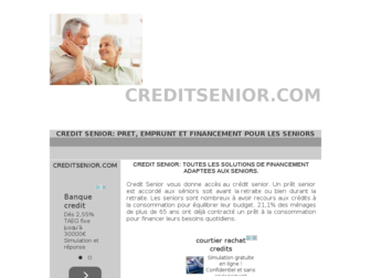 creditsenior.com website preview