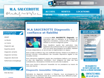 saucerotte-diagnostic.com website preview
