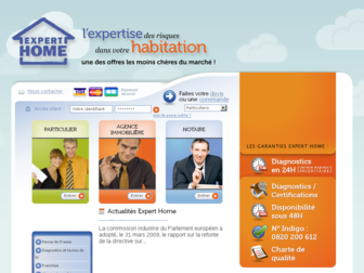 expert-home.fr website preview