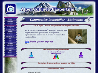ace-alpes.fr website preview