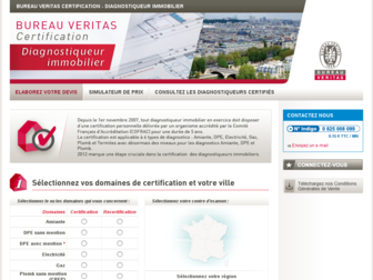 certificationdiag.bureauveritas.fr website preview