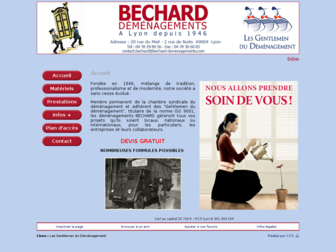 bechard-demenagements.com website preview