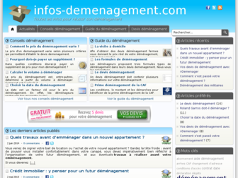 infos-demenagement.com website preview
