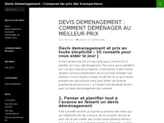 demenagementdevis.net website preview