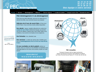 pbcdemenagement.fr website preview