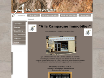 a-la-campagne-immobilier.com website preview