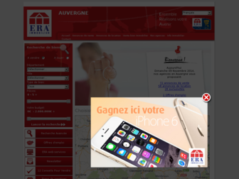 era-immobilier-auvergne.fr website preview