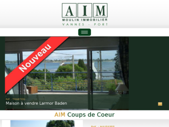 aim-immobilier.fr website preview