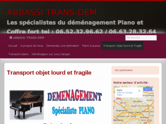 demenageursparis.net website preview