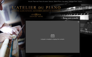 latelierdupiano.net website preview